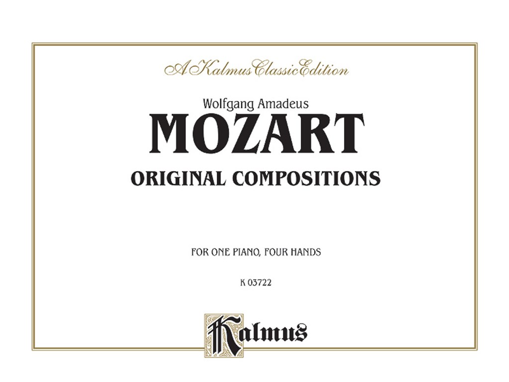 Original Compositions for Four Hands